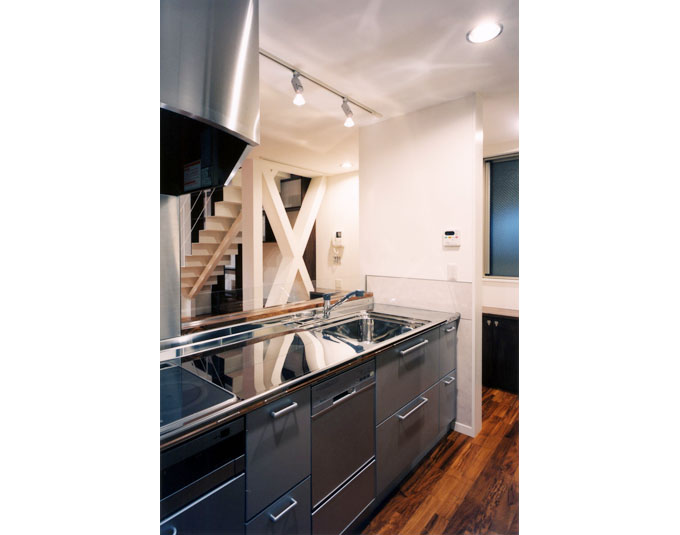 リビングとつながりのあるキッチン