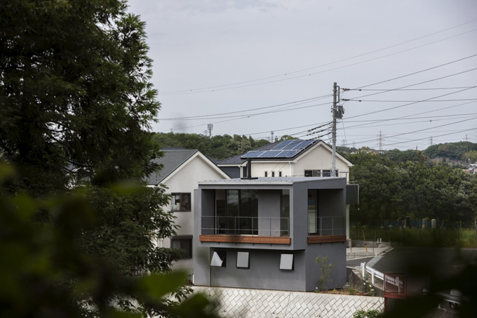 ちいさな別荘のような外観