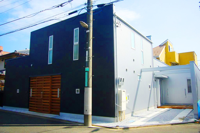 二世帯住宅のコートハウス