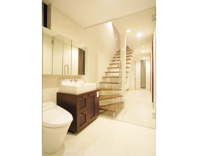 浴室と洗面室を「つなげる」