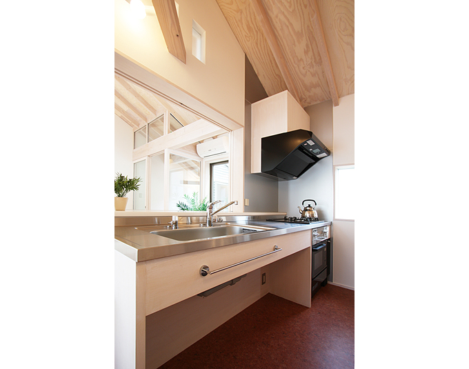 シンプルな大工さんの作るキッチン