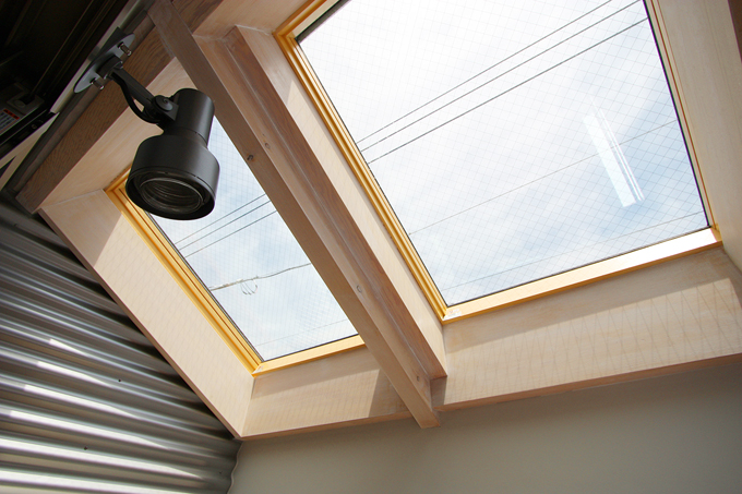 プライバシーを確保できるインナーバルコニー