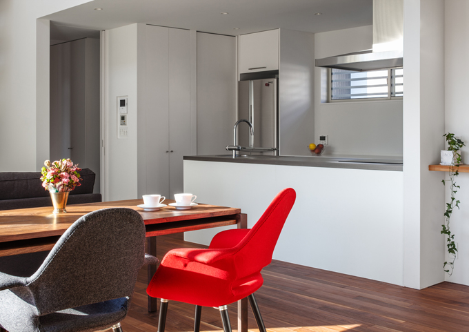 居間にあるキッチン