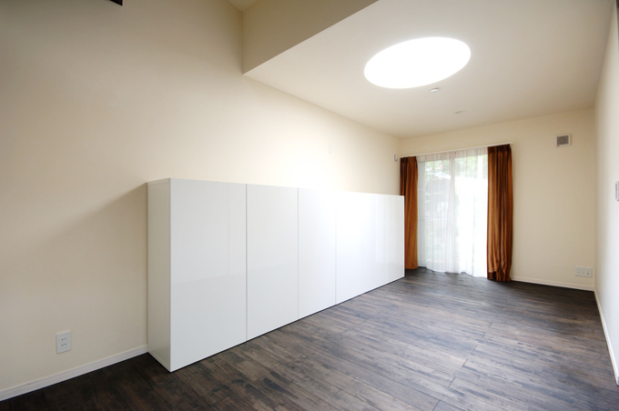 自由に開閉できる子供室