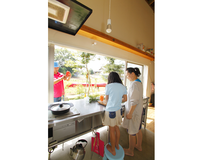大開口とキッチン