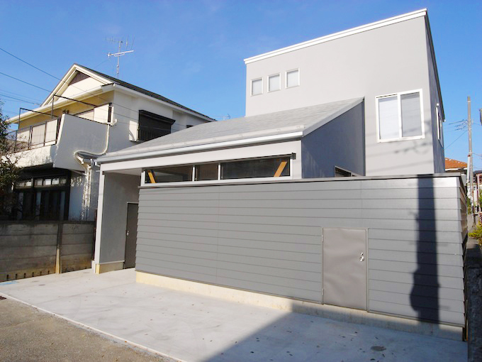 ラップサイディングを用いた外観