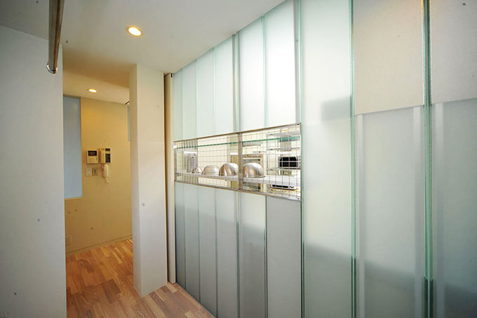 洗濯物を干すためのスペース