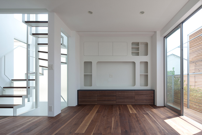 オリジナルテレビ収納