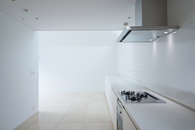 長いキッチンカウンター