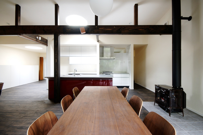 機能分化したキッチン