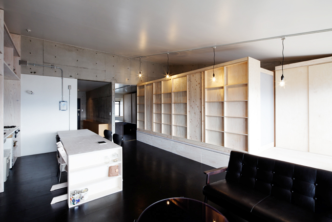 壁面から部屋が生まれるノビルーム個室二つ作成