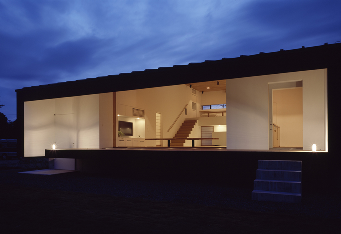 フレーミングされた外観