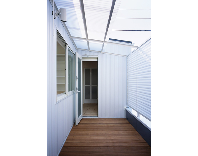 いつでも洗濯日和！物干しテラス