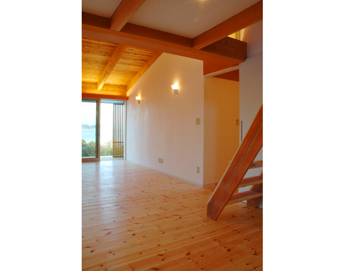 海を感じる主寝室