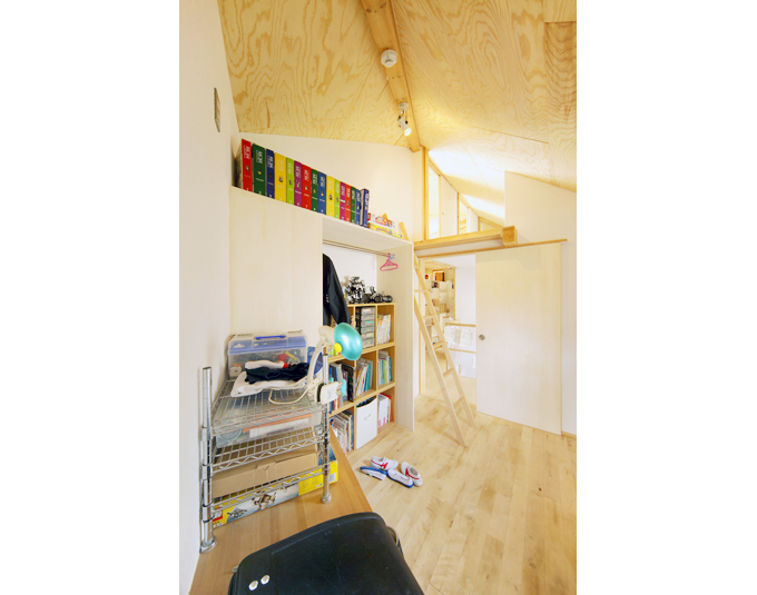 立体的な子ども部屋の様子