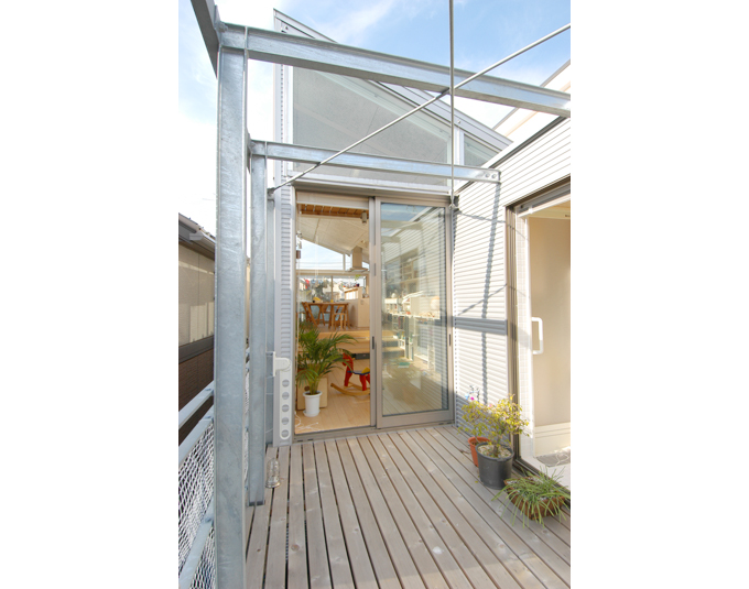 リビングにつながるバルコニー