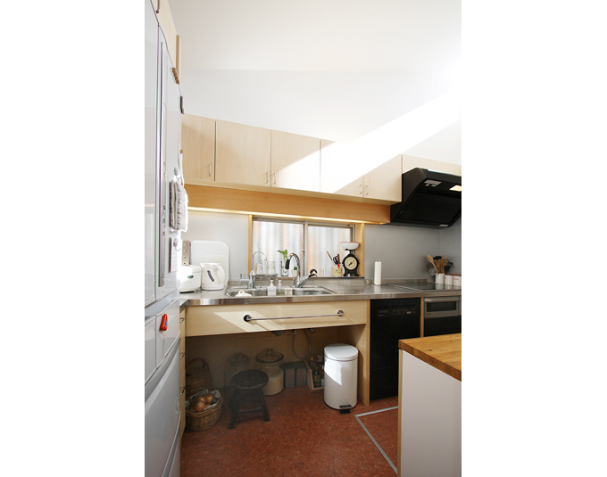 大工さん造りの独立キッチン