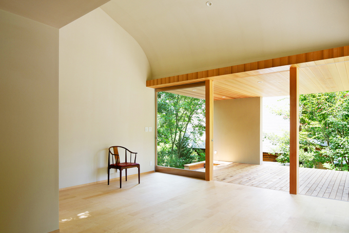 借景を活かしながら、壁をレイアウト