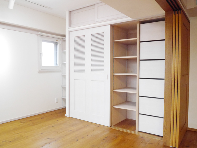 子供室のたっぷり収納