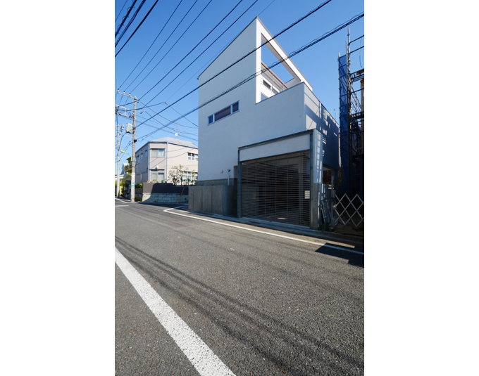 サイディング壁の外観