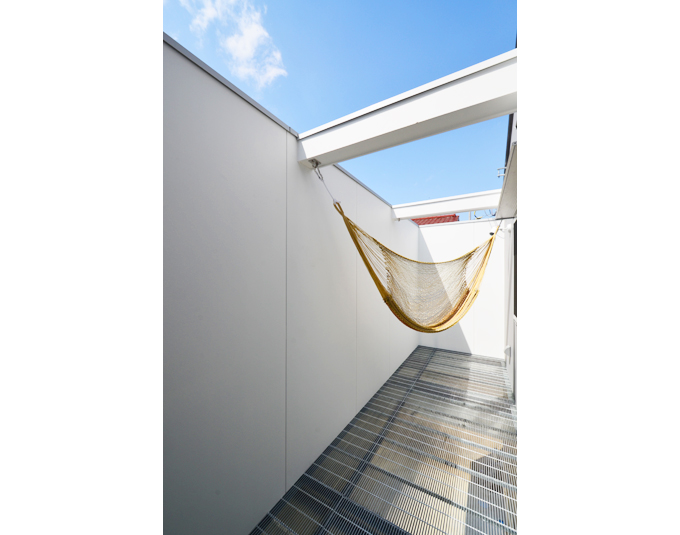 グレーチング床のドライエリア