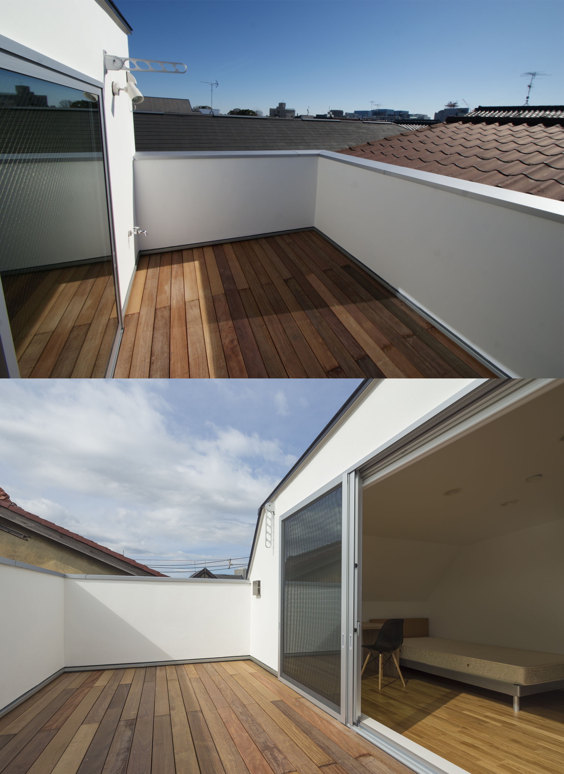 サブ１５・南側に面した３階ルーフバルコニー