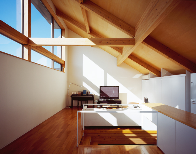 壁一面のハイサイドライト