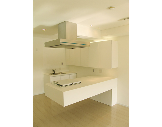 下を自由に使えるキッチン