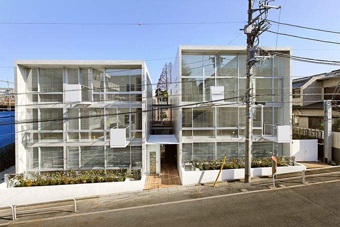 コンクリート打ち放し外壁の外観