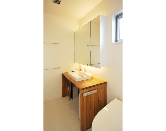 洗練されたホテルライクな化粧室