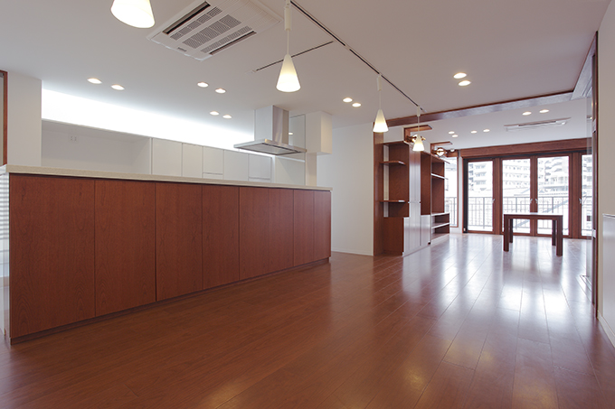 開放感のある明るいLDK