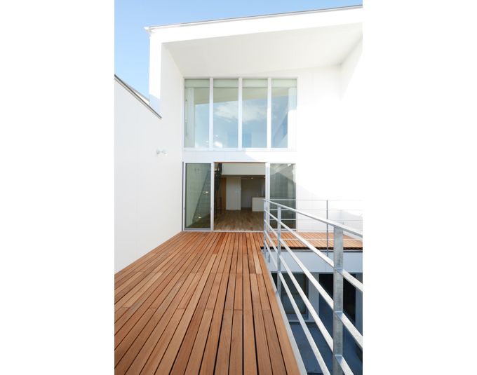 ウッドデッキのテラス