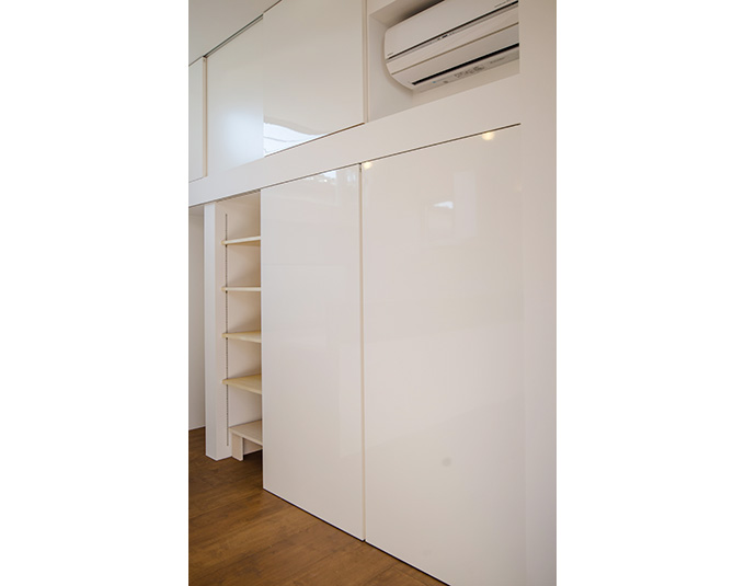 計算しつくされた収納スペース