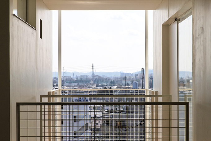 共用部から眺望を楽しむ