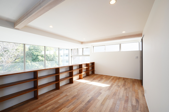 大容量の作り付け収納