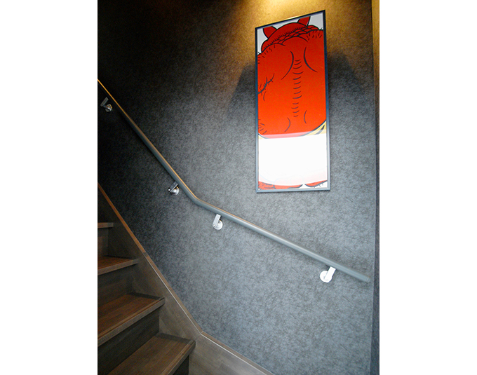 階段もお気に入りのギャラリースペース