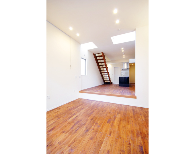 リビングから見える階段