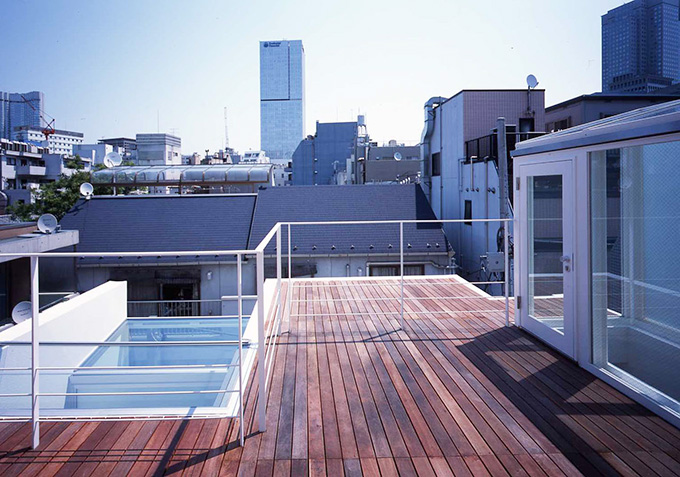 見晴らしのよい屋上